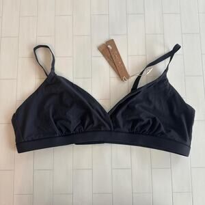 NWT SKIMS Fit Everybody Triangle Bralette- Onyx XL*